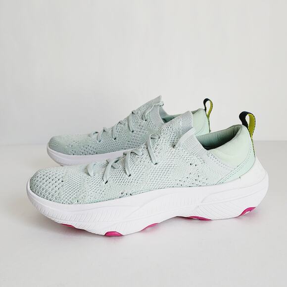 Sorel Explorer Blitz Stride Lace Up Mint Green Sneakers Bolt Print Size 6 - Picture 6 of 7